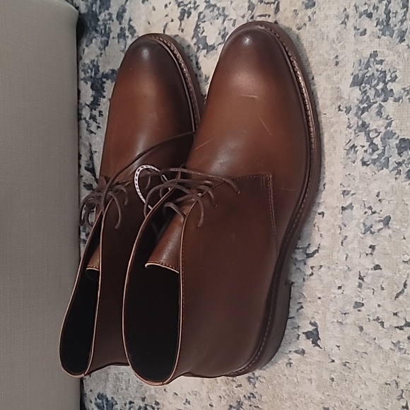 NWT!! Men's Black Or Brown Leather Boots - Picture 10 of 12